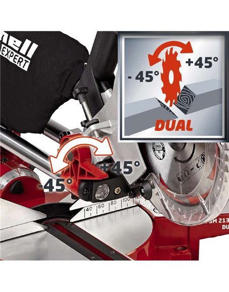 Пила торцювальна Einhell TE-SM 2131 Dual New (4300860)