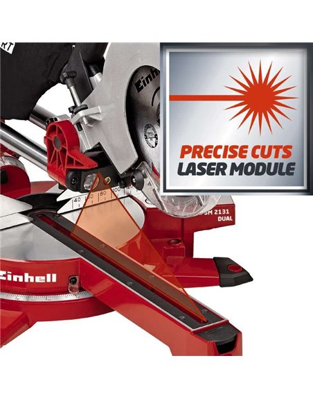 Пила торцювальна Einhell TE-SM 2131 Dual New (4300860)