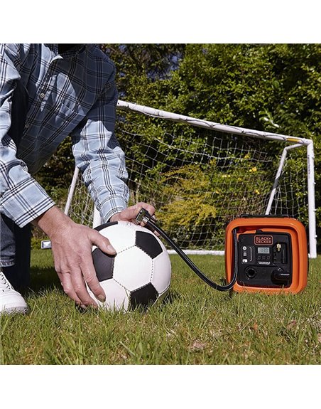 Автомобільний компресор (автокомпресор) BLACK+DECKER ASI 200