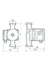 Циркуляционный насос Насосы+ BPS25-6S-180 (4823072200743)