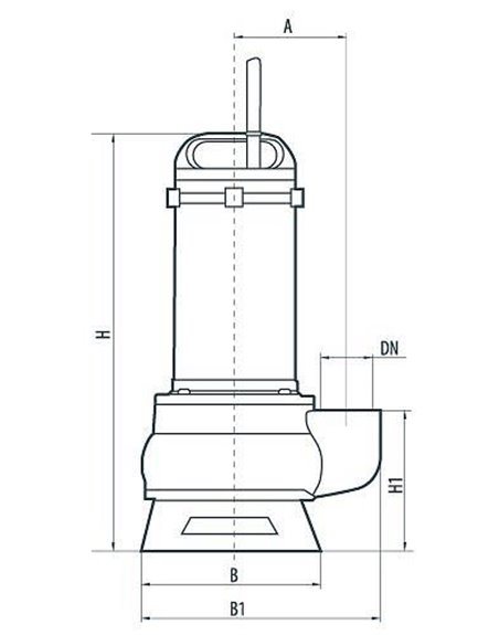 Фекальный насос Насосы+ WQD 15-15-1,5 F (4823072205625)