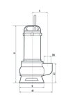 Фекальный насос Насосы+ WQD 15-15-1,5 F (4823072205625)