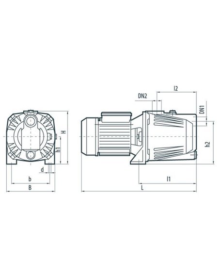 Поверхностный насос Насосы+ JET80B (4823072200156)