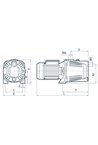 Поверхностный насос Насосы+ JET80B (4823072200156)