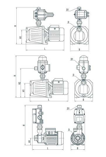 Насосная станция Насосы+ AUQB 60/E2 (4823072205113)