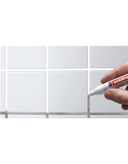 Маркер для кафельных швов 2-4 мм (белый) Edding Tile 8200 (e-8200)