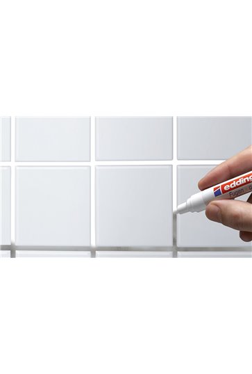 Маркер для кафельних швів 2-4 мм (білий) Edding Tile 8200 (e-8200)