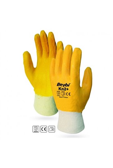 Перчатки рабочие с нитрилом Beybi ELK2-plus (Kn2+)