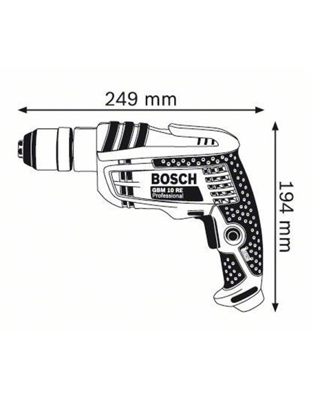 Дрель BOSCH GBM 6 RE (0601472600)