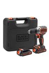 Акумуляторна дрель-шуруповёрт BLACK&DECKER BL186KB