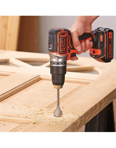 Акумуляторна дрель-шуруповёрт BLACK&DECKER BL186KB
