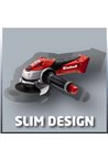 Шлифмашина угловая Einhell TE-AG 18/115 Li - Solo