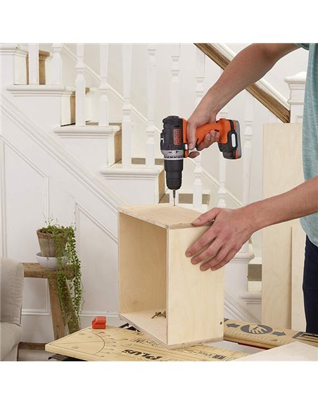 Набір електроінструментів (2 предм.) BLACK&DECKER BDCK121S1S